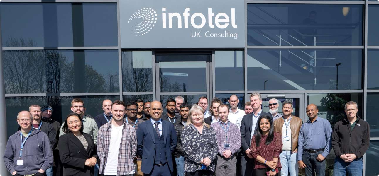 Team at Infotel UK Consulting Office